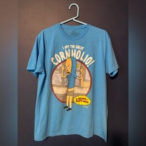 Beavis and Butt-Head MTV Cornholio T-Shirt Size L